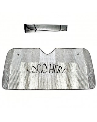 Silver Foldable Car Sunshade