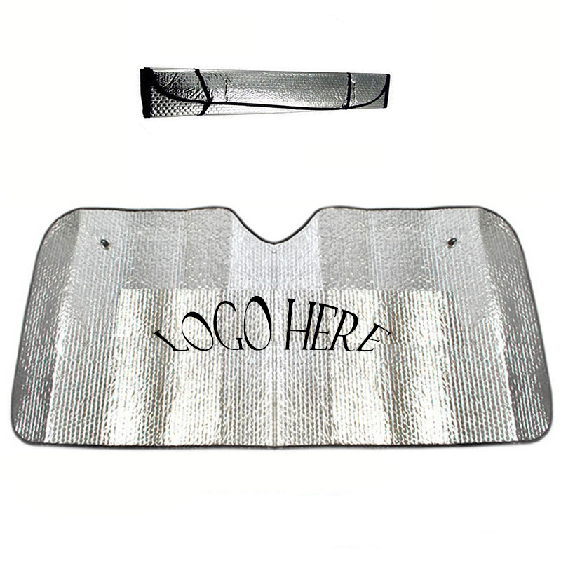 Silver Foldable Car Sunshade