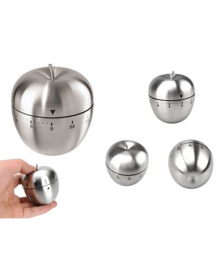 Apple Shape Stainless Steel Kitchen Timer