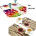PVC Custom Rectangle Table Mat 15.75"x 11.42" 