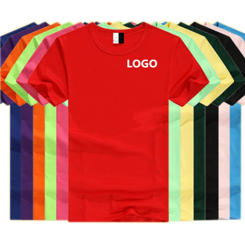 Solid Color Blank Advertising T-shirt
