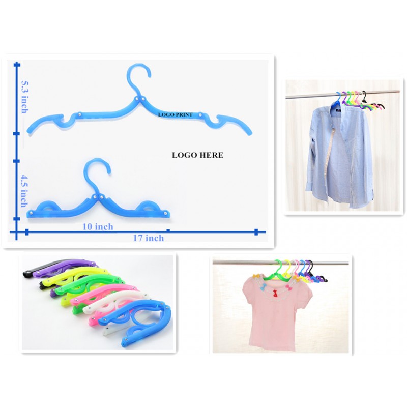 Translucent Foldable Clothes Hanger