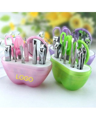 9 Piece Nail Care Personal Manicure & Pedicure Sets