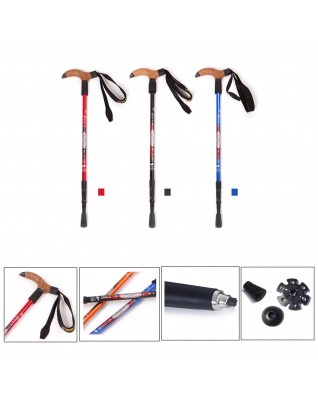 Adjustable Anti Shock Trekking Poles
