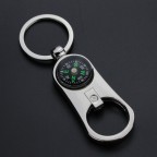 Key Chain /Bottle Opener With Compass