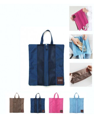 Mesh Cosmetic Case / Travel Folding Mesh Pouch