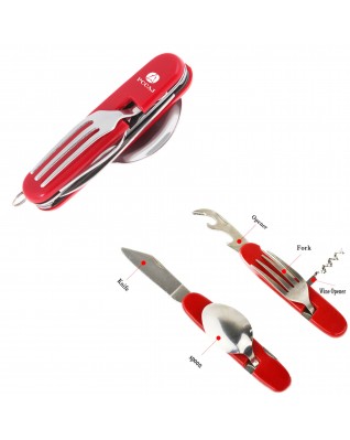 6-in-1 Multifunctional Tableware  Stainless Steel 