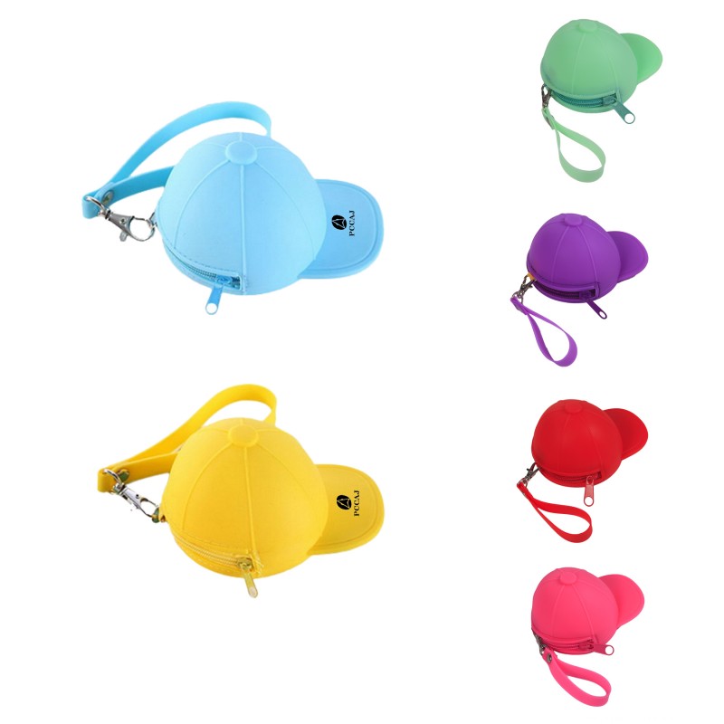 Hat Shaped Coin Pouch with Zipper