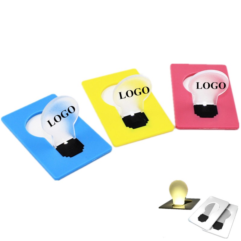 Credit Card Size LED Flashlight Pocket Light Bulb