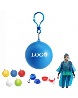 Plastic  Poncho Ball With Clip