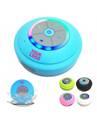 Waterproof Bluetooth Speaker with LED Lights
