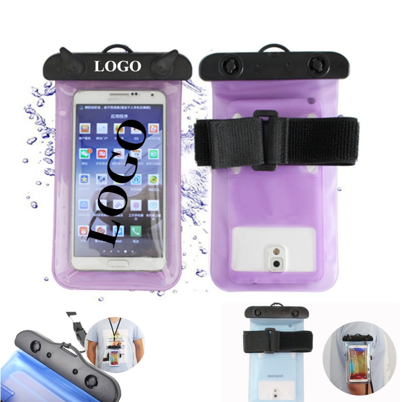 PVC Waterproof Phone Pouch Bag Holder with Arm band