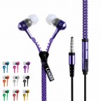 Metal Zipper Earplugs Zip Earphone