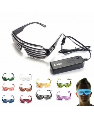 EL Wire Flashing Shutter Glasses