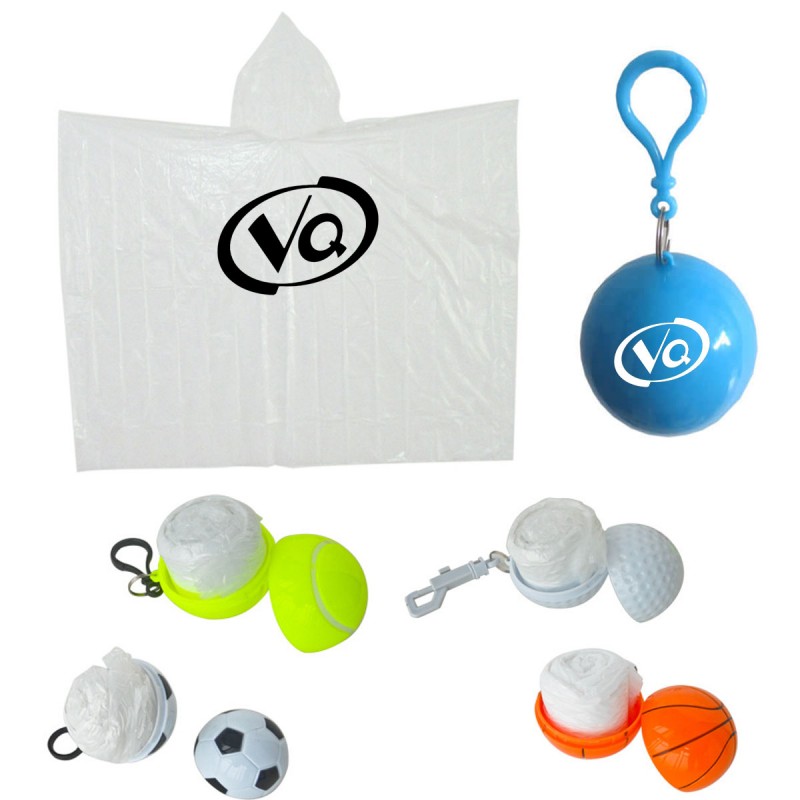 Disposable Raincoats With Plastic Ball