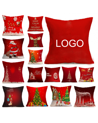 Christmas Cotton Throw Pillow