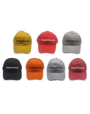 Twill Cotton Peaked Cap