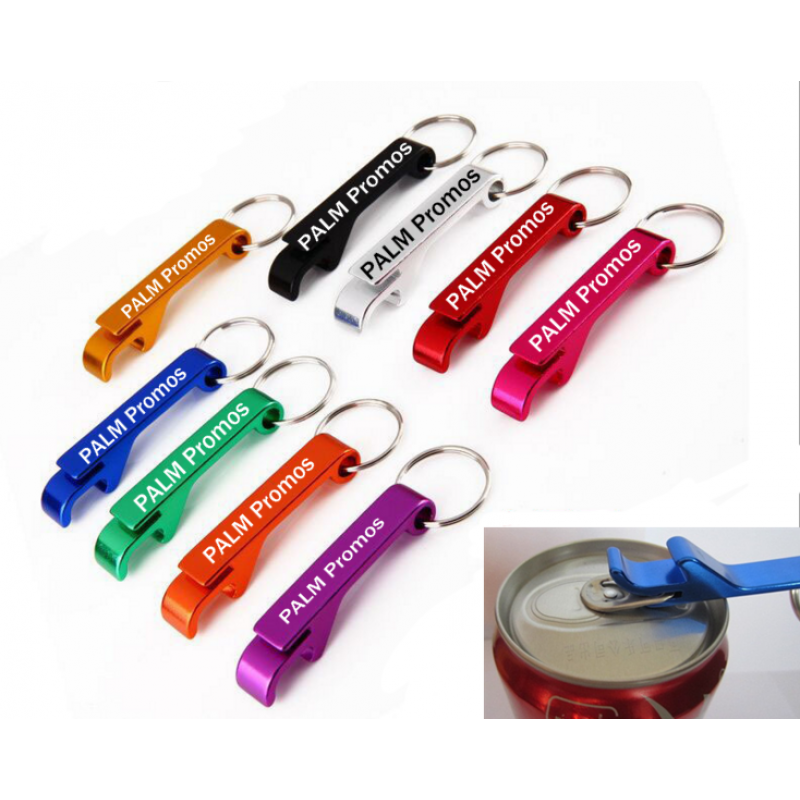 Aluminium Bottle Opener Keyring