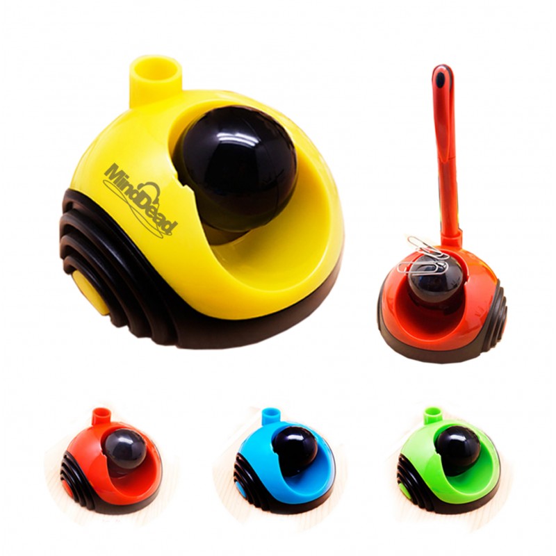 Pen Holder With Magnetic Ball For Clip