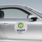 10" Circle Car Sign Magnet