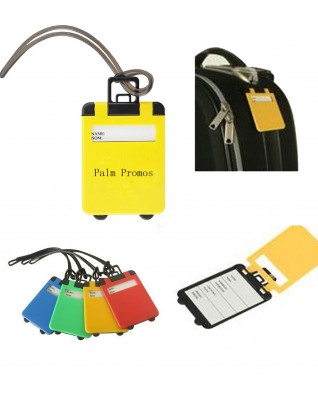 Suitcase Shaped Plastic Luggage Tag