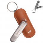 Nail Clipper In Leather Case