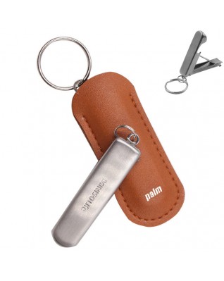 Nail Clipper In Leather Case