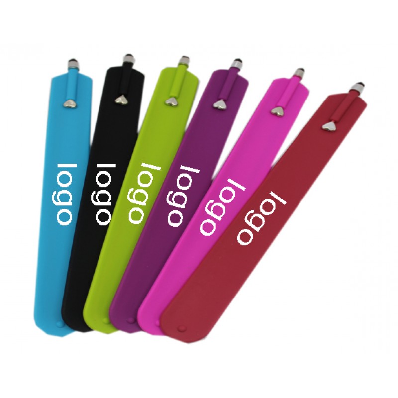 Silicone Slap Bracelet/ Stylus/ Ballpoint Pen