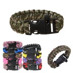 Whistle Paracord Survival Bracelet