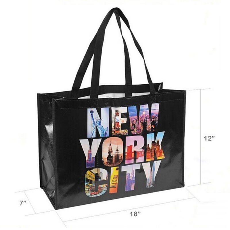 Full Print Laminated Tote Bag Polypropylene