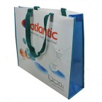 Full Print Laminated Tote Bag 15 1/2" L x 11 1/2" W x 7" H