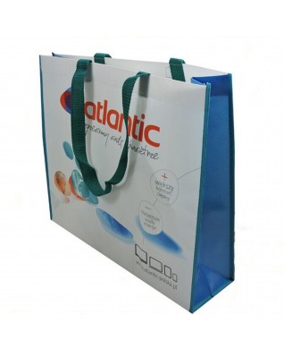Full Print Laminated Tote Bag 15 1/2" L x 11 1/2" W x 7" H