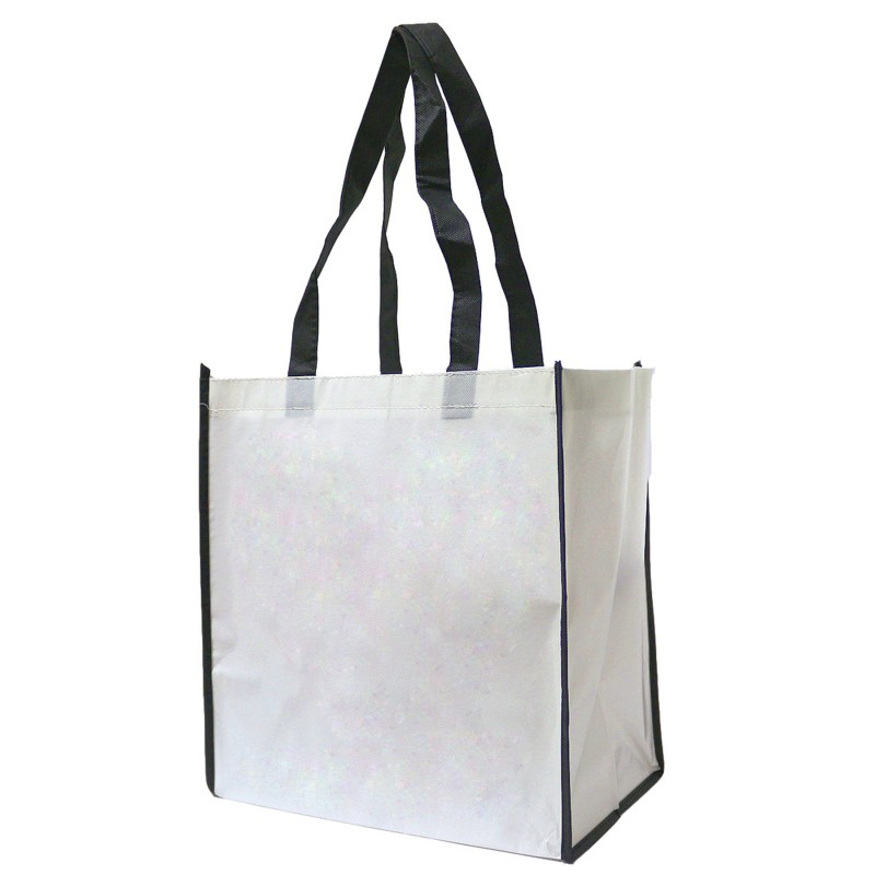 ECO-friendly White Laminated Non Woven Tote Bag 