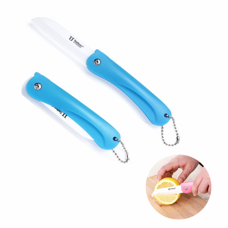 Fruit Knife Fold-Able Portable Ultra Sharp Ceramic Knife