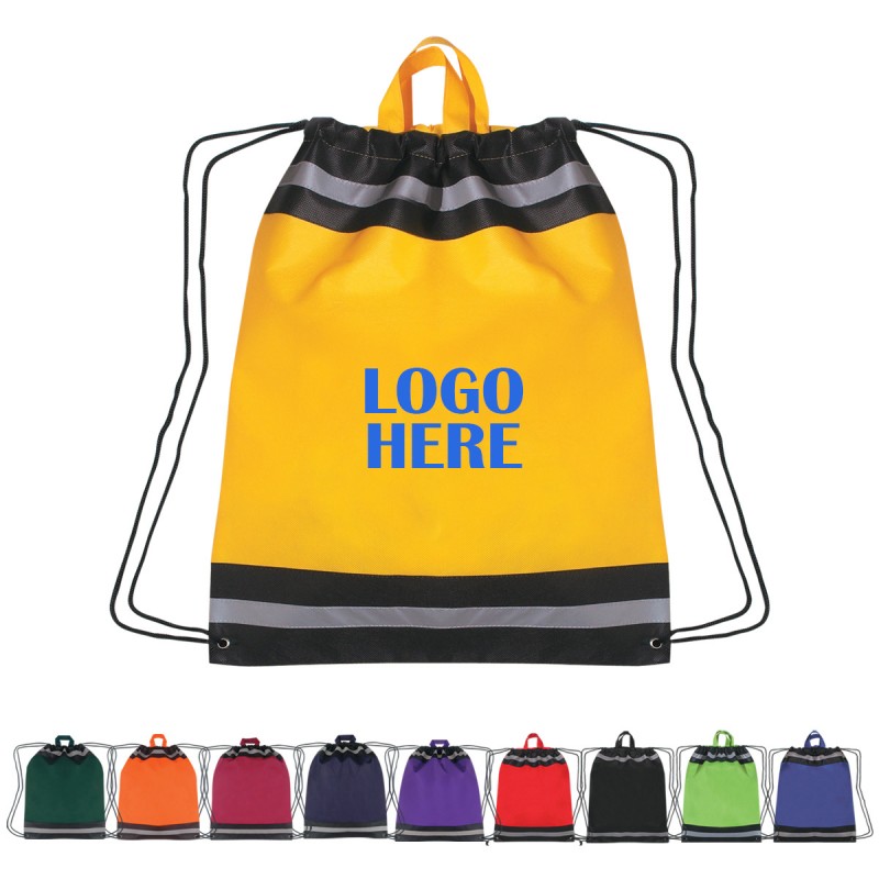 Large Non-Woven Reflective Sports Pack (Screen Printed)