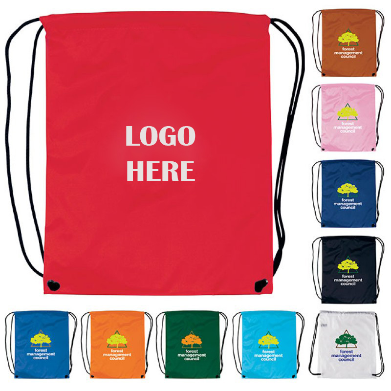 Nylon Drawstring Backpack