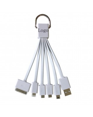 D-line Keychain USB Cable 5 in 1 for Mobile Phone