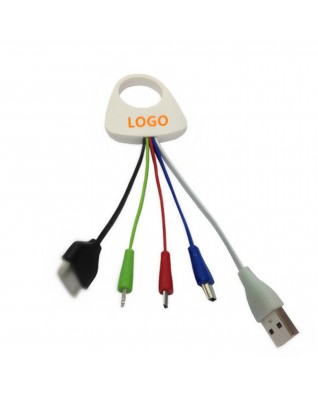Finger Ring 4 in 1 Phone Charging Data Cable 