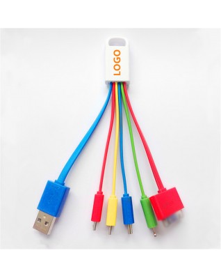5 in 1 Multi Charging Buddy With Key Chain