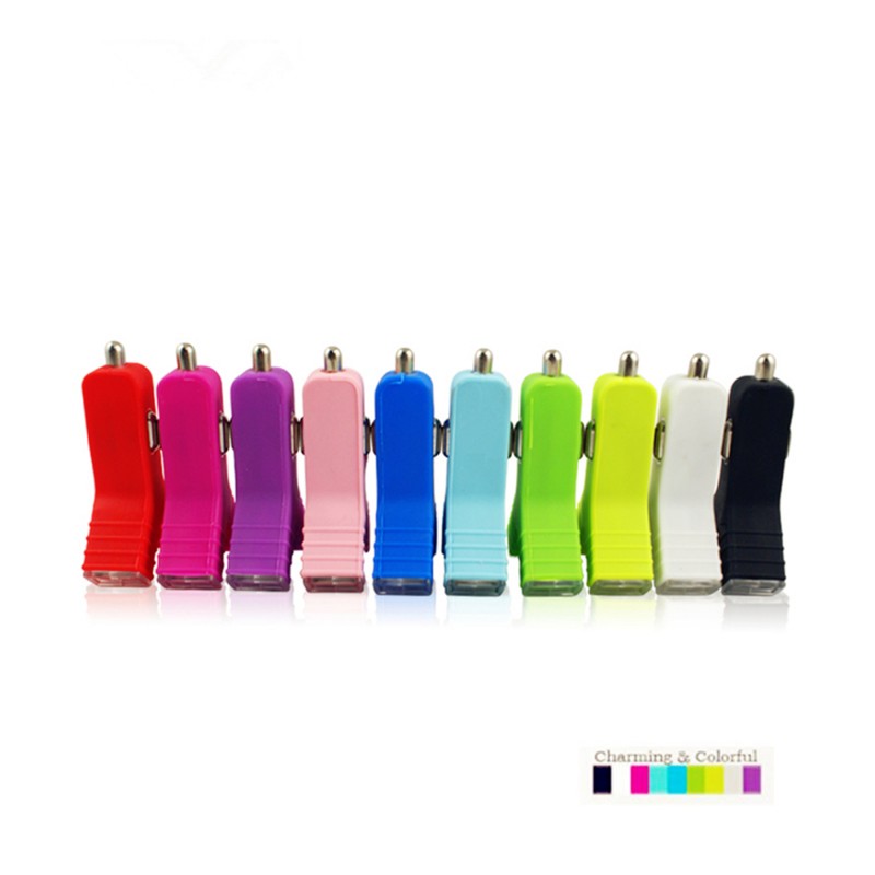 Y-shaped Dual Port USB Car Charger/ Adapter 