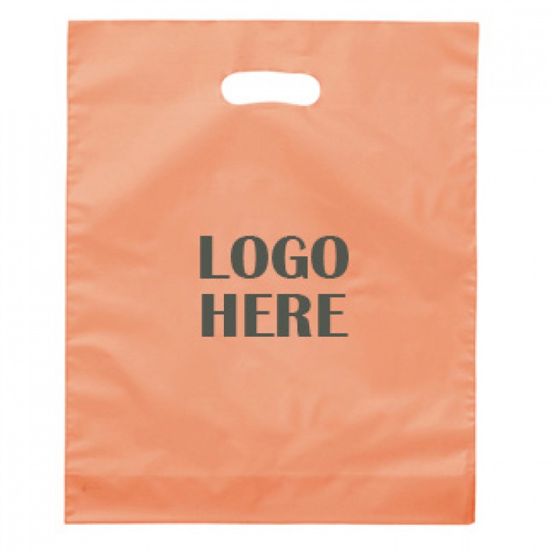 Frosted Die Cut Bags-12 x 15 x 3
