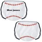 Baseball Drawstring Backpack