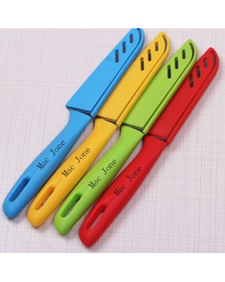 Colorful Stainless Steel Fruit Knife With PP Cover