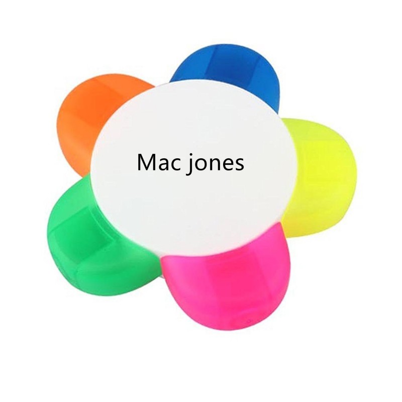 Five Colours Highlighter Watercolor Pen 