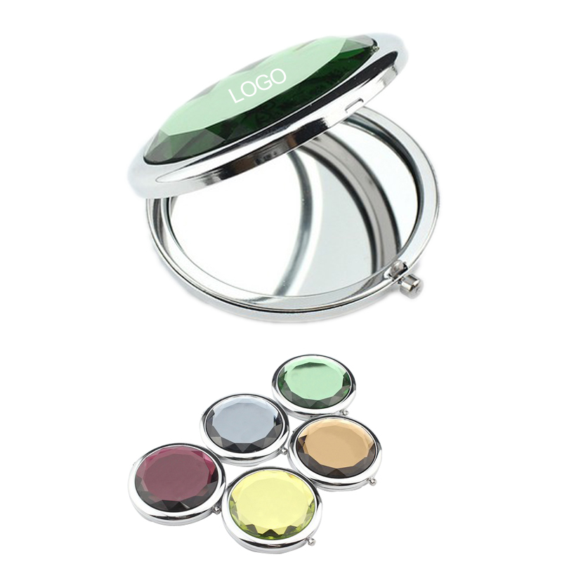 Shiny Round Compact Mirror