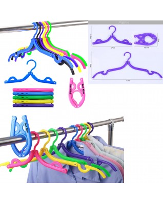 Folding Clothes Hangers for Travel