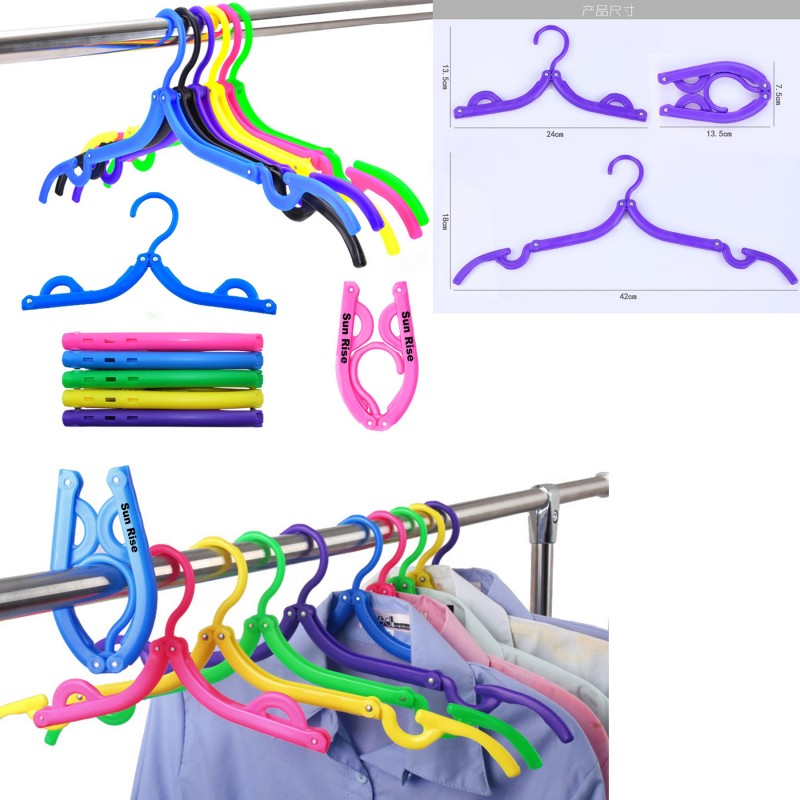 Folding Clothes Hangers for Travel