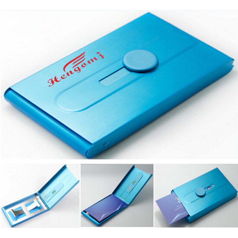 Aluminum Business Name Card Case