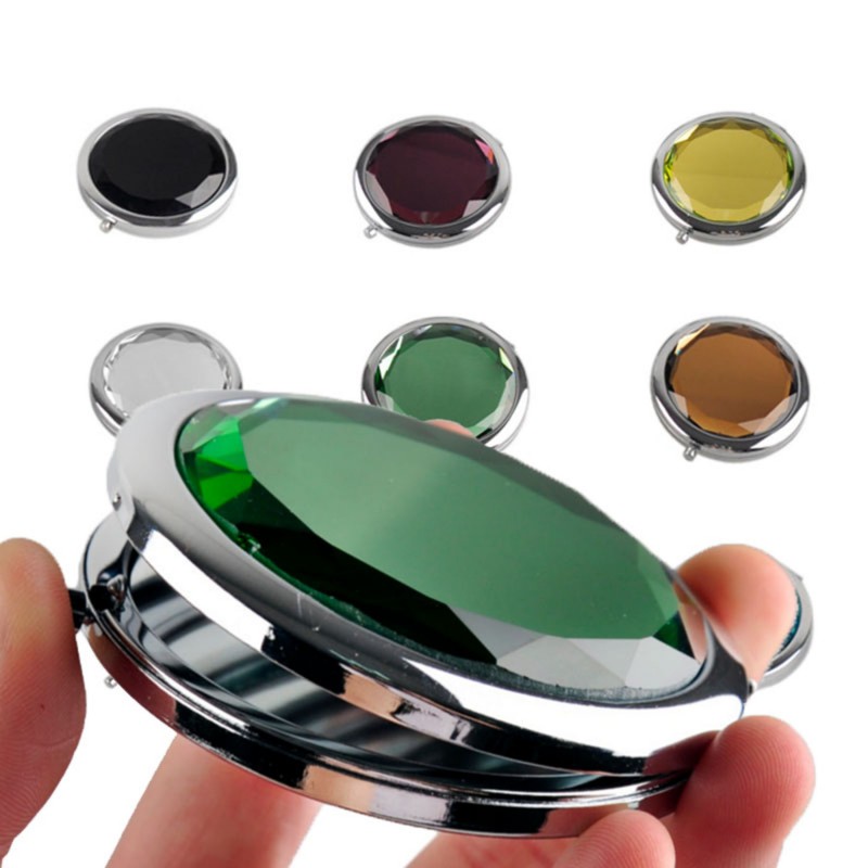 Portable folding mirror