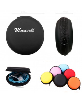Portable Earphone Storage Box With Mesh Compartment